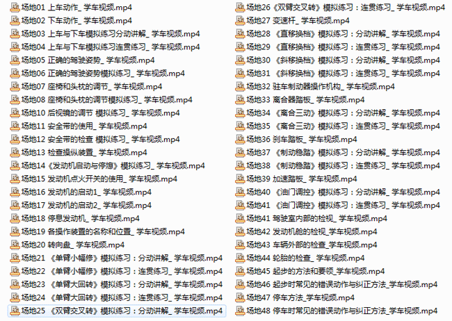 学车宝典全套视频教程