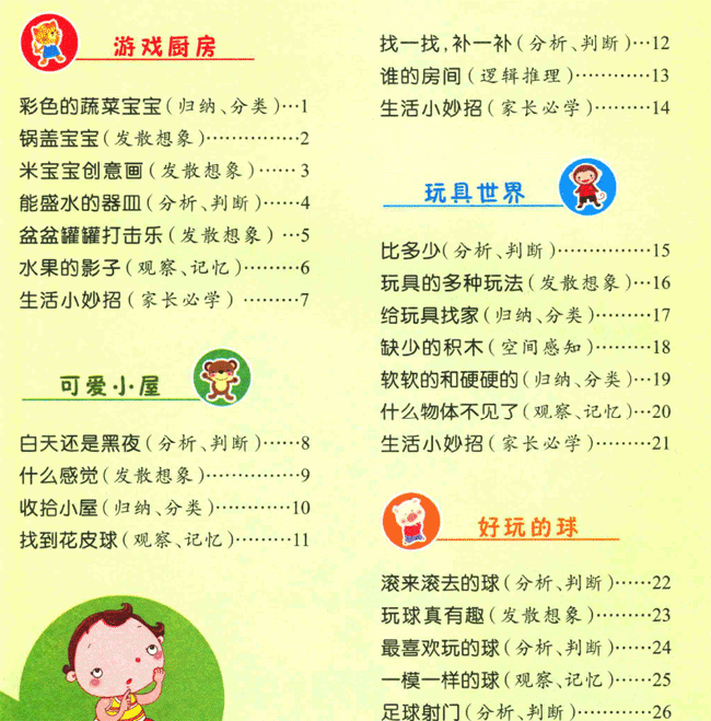 幼儿思维训练
