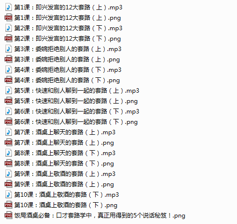 饭局酒桌口才教程