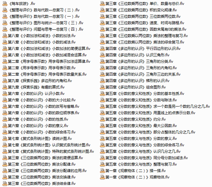 四年级数学下册