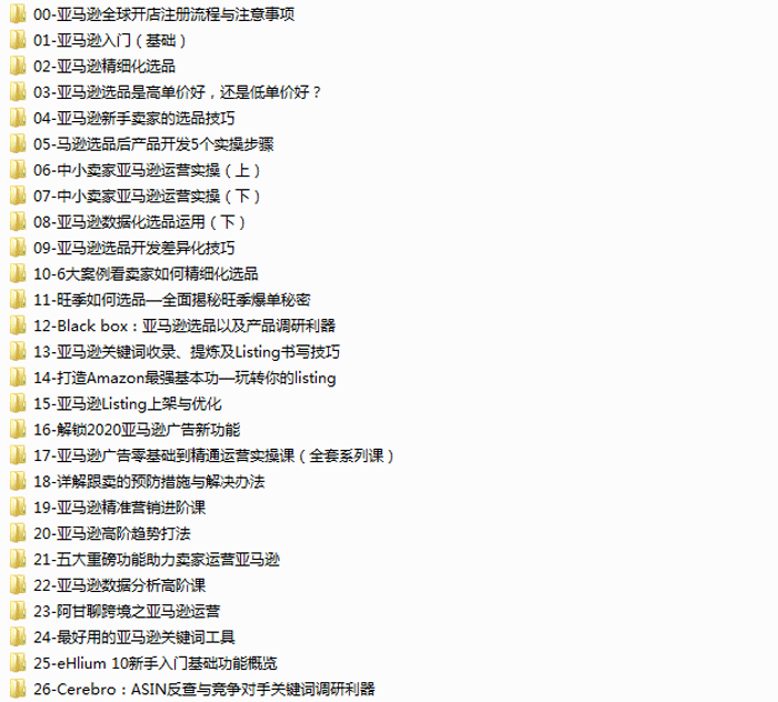 亚马逊跨境电商培训课程