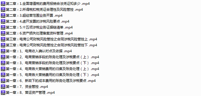 电商公司财税风险管控高阶课