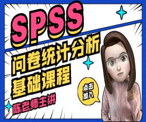 SPSS问卷数据统计分析基础课程