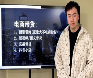 短视频带货实战课